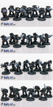 Iron Hands Primaris Intercessors by MadFlyArtStudio