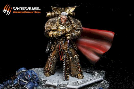 Rogal Dorn, primarch of the Imperial Fists by White Weasel Studio