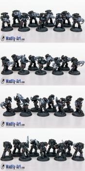 Iron Hands Primaris Intercessors by MadFlyArtStudio