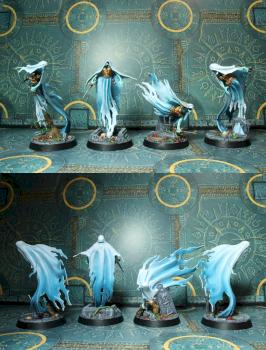 Nighthaunt Myrmourn Banshees by epoepo