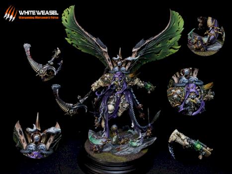 Mortarion, daemon primarch of Nurgle by White Weasel Studio
