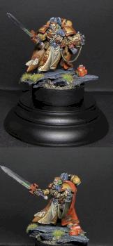 Space Marine Imperial Fist Captain by Camelson by paintsoulstudio.com