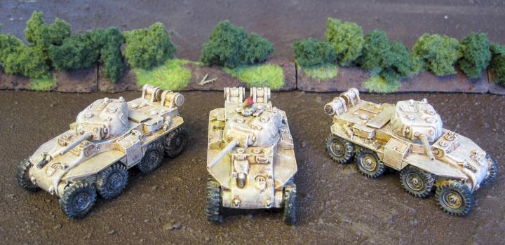 Heavy armored car platoon by Juanbususto