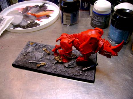 Chaos Daemons - Herald of Khorne on chariot 2 by Qcbob