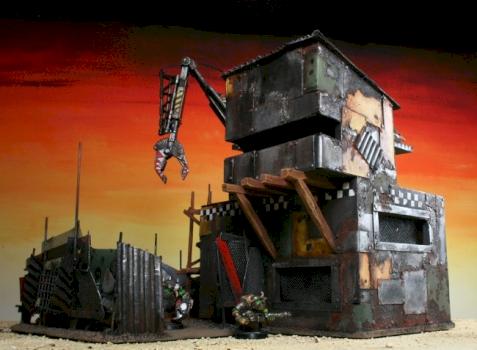 Ork mekshop by Terraformer