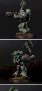 Space marine -  commander by MitchellHucker