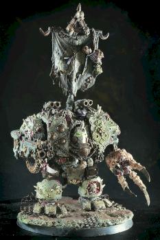 :: NURGLE DREADNOUGHT with HEAVY BOLTERS (RIGHT ARM) - DREADNOUGHT POWER CLAW (LEFT ARM) FORGEWORLD by wasabi168