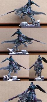 Dark elf Cold one knight by lukatme