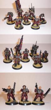 Cadian Command Squad by Marins