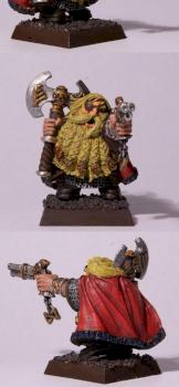 dwarf lord with pistol and axe by valhior