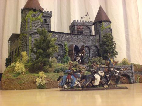 Bretonnian castle by Lapin_Rouge