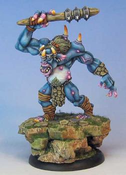 REAPER Troll King on Sculpted base by Celthulhu