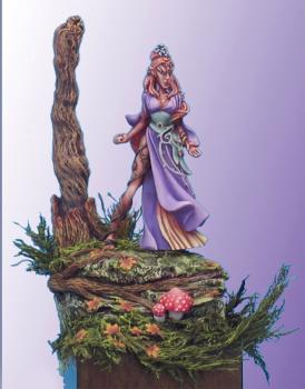 Enchanteresse Sylvarin - Elven enchanteress by JMC