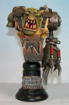 Buste de Big Boss Ork (peinture) by vincent