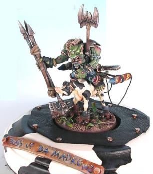 Ork Boss of da Madkowz by EArkham