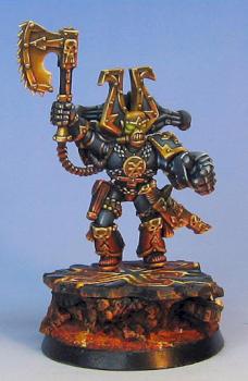 Warhammer 40k Kharn the Betrayer on sculpted base by Wappellious