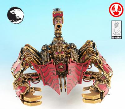 Thousand sons Scorpion Defiler by Morthai