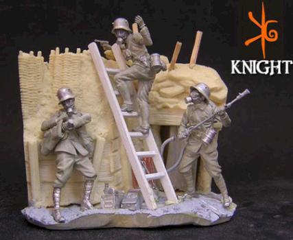 WWI trench by Knightdelso