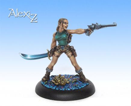 Female Archaeologist by Alexi Z