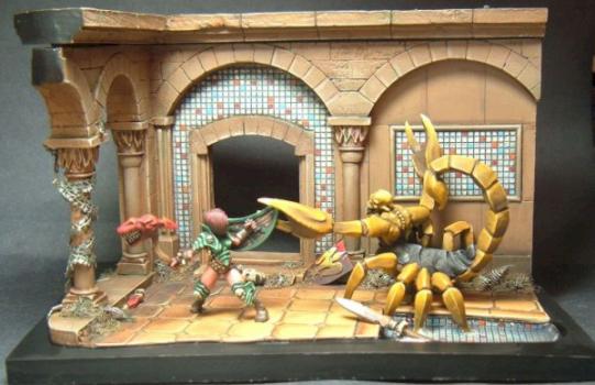 Scorpion King Meets his Match by lonewolf