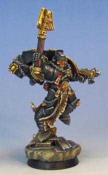 Warhammer 40k Salamander Chaplain by Wappellious