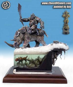 GOLDEN DEMON POLAND 2007 - Gold in Warhammer Monster - Ogre on Rhinox by Ana