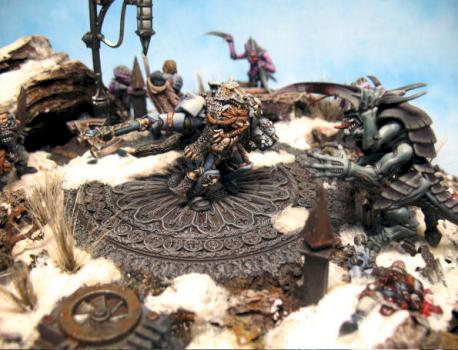 Space wolves Diorama- close ups by Jamie
