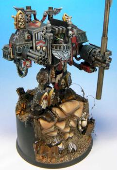 Black Templars Venerable Dreadnought close ups by mark of the dead