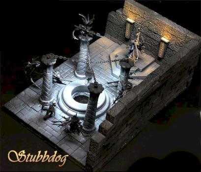 Crystal Desires - diorama on OSL by Stubbdog