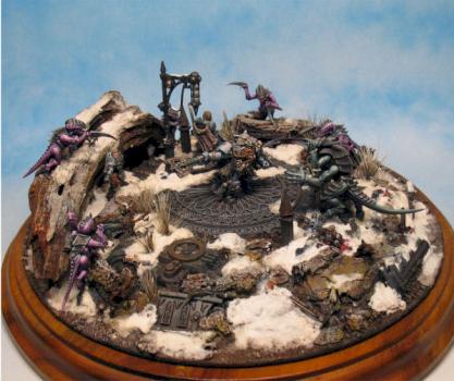 Space Wolves Diorama by Jamie