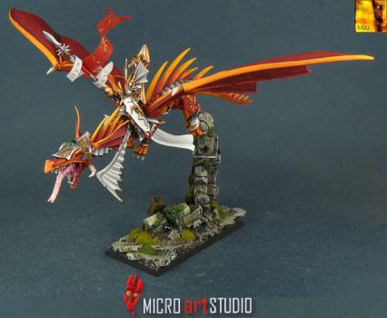 High Elf Lord on Dragon by MiG