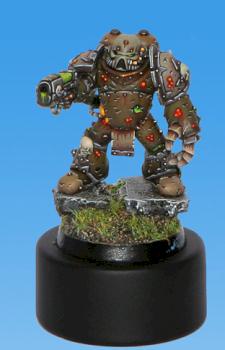 DEATH GUARD MARINE by Perfectus Art Studio