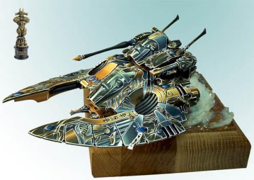 ELDAR FALCON - GOLD W40K VEHICLE GD POLAND 2007 by DEMON COLOR