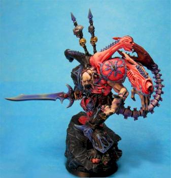 Slaaneshi-esque Daemon prince by wereweevil