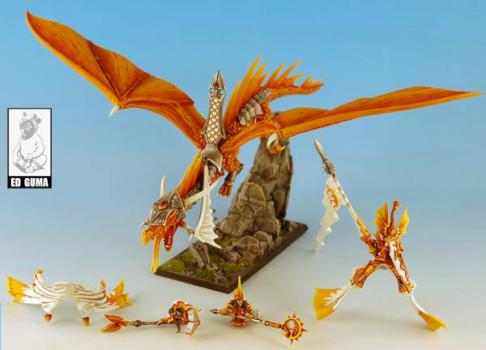 High Elf Lords on Dragon by Fenris Studio