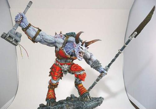 Daemon Prince with Berserker Glaive by eselle