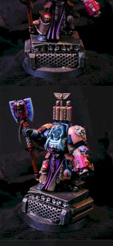 Space Hulk Blood Angels Librarian by basterville