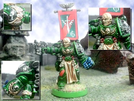 Brother Uriel, Sgt of the 6th squad of the Dark Angels 3rd company by Enzomadcap