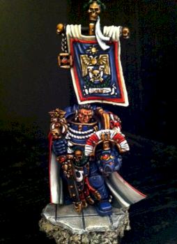 Ultramarine Captain Sicarius by Onehip