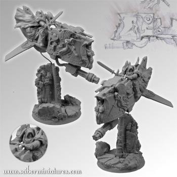 SF Angel Knight on Jet Bike by Scibor