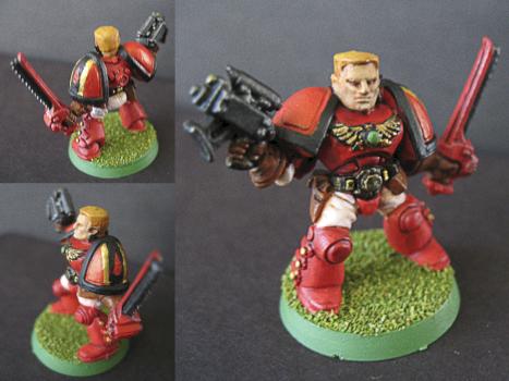 Blood Angels Scout Sgt. by kaiserbudheim