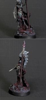 Drow Moonlit Necromancer by Kara Jane