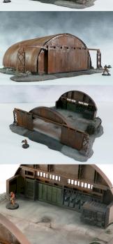 Small Aircraft Hangar/Motor Pool/Quonset Hut by Studio Asgard