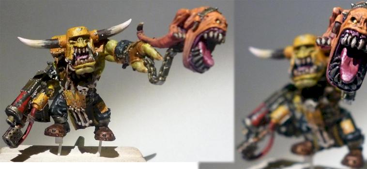 WIP Big boss ork with squig by [R#]