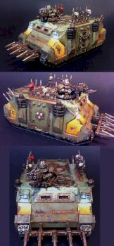 nurgle rhino deathguard by Matdub
