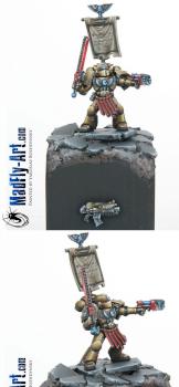 Space Marine Veteran Sergeant by MadFlyArtStudio