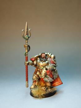 Minotaurs Space Marine Captain by Estallerjon2