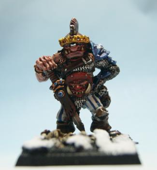 Sharkey the Mercenary Ogre Champion by Estallerjon2