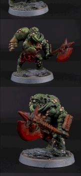 Nurgle ogryn by Warmonger Creation