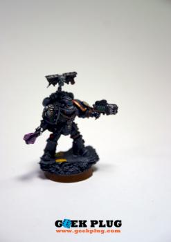Salamanders Space Marine Chaplain by Emerett